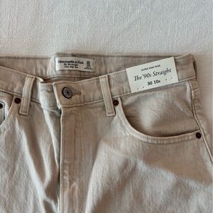 Abercrombie and Fitch Oat Jeans
